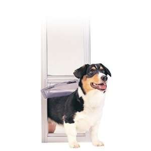  Deluxe Patio Panel Pet Door   Large / 8 Foot / White: Pet Supplies