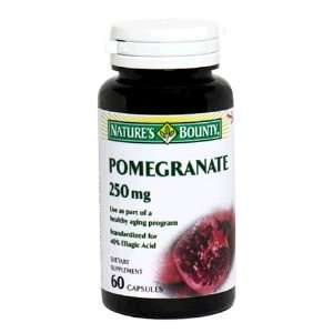  Natures Bounty Pomegranate, 250 mg, 60 Capsules Health 