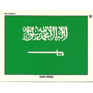    Desert Storm Sticker Saudi Arabia Card #30: Everything Else