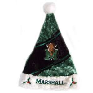  Marshall Thundering Herd NCAA Himo Plush Santa Hat: Sports 