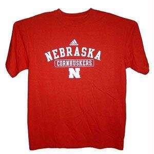  Nebraska Cornhuskers Official Practice NCAA T Shirts (Red 
