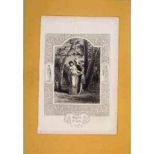  Play Croilns Crrssida Act 3 Sc 2 Woods Old Print