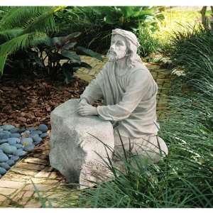  Praying Jesus Christian Home Garden Statue Sculpture: Home 