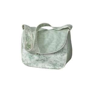   Personalized Etoile Green Messenger Diaper Bag