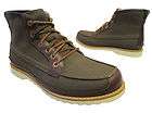 Timberland Abington Mens 6 Eye 81507 Olive Brown Casual Lace Up Boots 