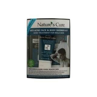 Natures Cure Two Part Acne Treatment System for Males (1 Month Supply 