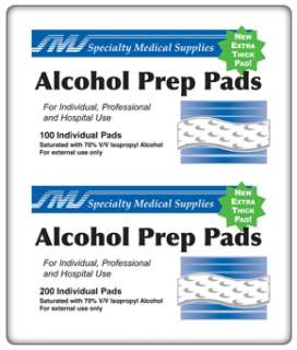  alcohol pads, Specialty Medical Supplies’ (SMS) Alcohol Prep Pads 