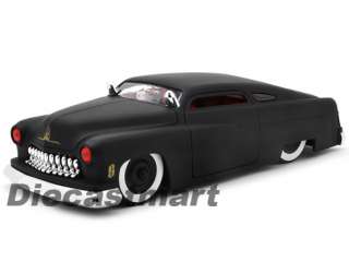 JADA DUB CITY 1:18 1951 MERCURY NEW DIECAST MODEL CAR MATTE BLACK W 