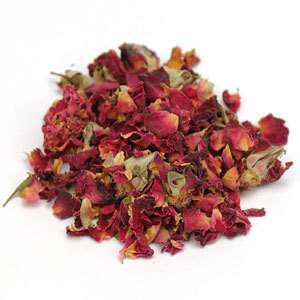 Rose Buds & Petals Red Rosa centifolia 1 lb Bulk  