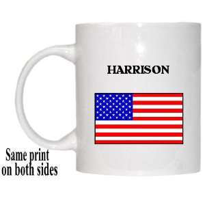  US Flag   Harrison, Michigan (MI) Mug 