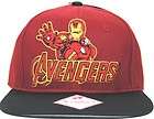 Marvel Avengers Iron Man Snapback Hat Official licensed Cotton Brand 