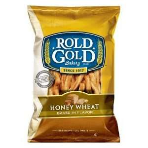  Rold Gold Honey Wheat Braided Twist Pretzels, 10 Oz Bags 