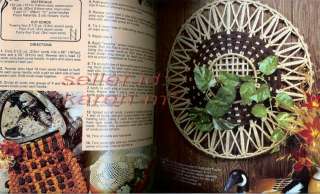 MACRAME FULL OF BLOSSOMS ~ Vintage Craft Pattern Book ~ MACRAME with 