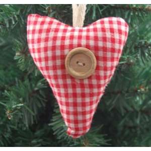  Heaven Sends Christmas   Cranberry Scented Fabric Heart 