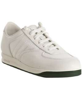 Gucci white leather and nylon sneakers  