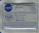 official nasa shuttle flown in space exposed seeds pack returns