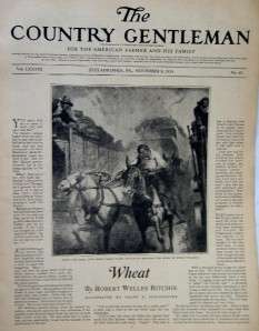   COUNTRY GENTLEMAN MAGAZINE 8 NOVEMBER 1924 VINTAGE FARMING AGRICULTURE