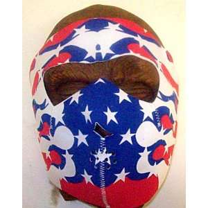    American Flames Neoprene Motorcycle Face Mask Facemask Automotive