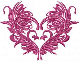 Heart 2 Embroidery Design