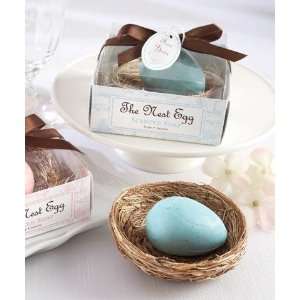  The Nest Egg Scented Egg Soap in Nest, Blue Baby