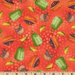   Of Love Baskets Tangerine Fabric By The Yard Arts, Crafts & Sewing