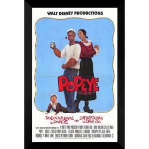  Popeye FRAMED 27x40 Movie Poster Robin Williams