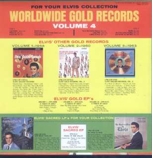 Elvis Presley: Gold Records Volume 4 LP NM Canada LPM 3921 RARE 