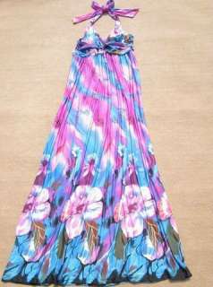 2012 new bohemian maxi long dresses flowers beach sundress V neck boho 