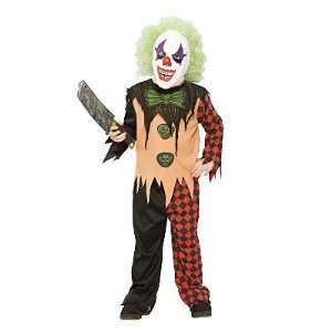   Clown Dress Up Halloween Costume Size Child Medium 5 7: Toys & Games