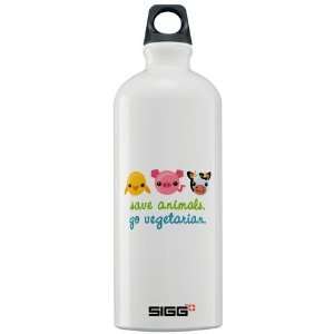  Save Animals Go Vegetarian Vegetarian Sigg Water Bottle 1 