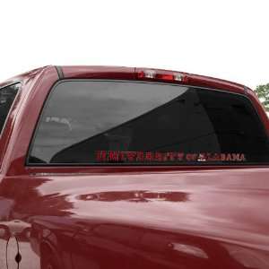Alabama Crimson Tide 22 x 2 University Strip Window Cling  