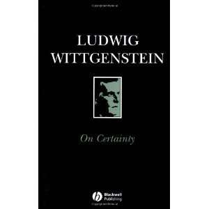  On Certainty [Paperback] Ludwig Wittgenstein Books