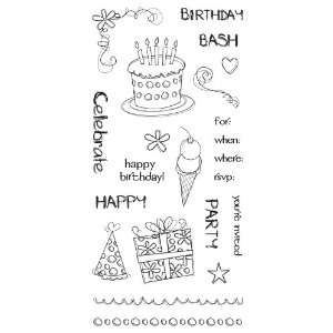   Inch by 8 Inch Clear Stamp, Birthday Party Arts, Crafts & Sewing