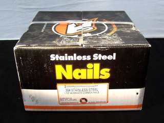 Stainless Steel 1 1/2 4d Common Nails 25 lbs Type 304  