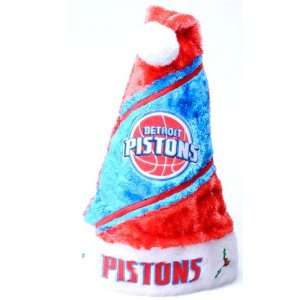   Detroit Pistons NBA Colorblock Himo Plush Santa Hat: Sports & Outdoors