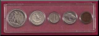 US Coin Collection 5 Coins 90% Silver Bullion  