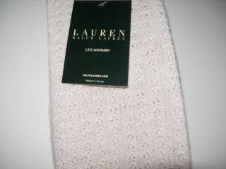 Ralph Lauren Womens girls Leg Warmers socks hosiery nwt 9 11  