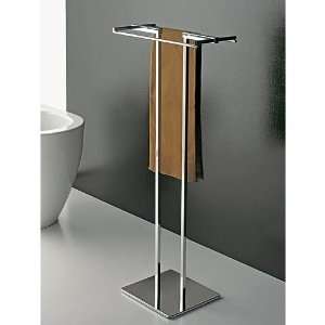   877 Free Standing Towel Stand with Chrome Base 877