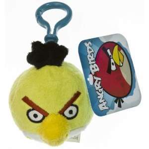  Yellow Bird Angry Bird ~2.5 Mini Plush Backpack Clip 