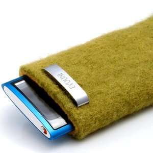  EVOUNI W51 021 Handmade Felt Pouch for iPod nano (Green 