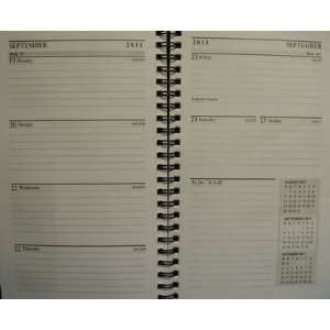  Matrix Premium 2011 Weekly/Monthly Planner. Page Size 4 3 