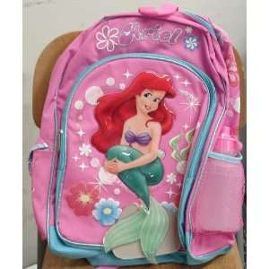  Pink Little Mermaid Ariel Backpack 