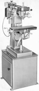 JOHANSSON Vertical Milling Machine Parts Manual  