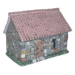 Terrain 25mm Medieval   Stone & Tile Cottage L/O Roof