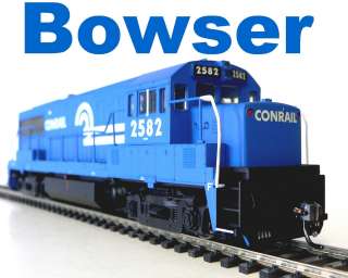 HO SCALE MODEL RAILROAD TRAIN LAYOUT ENGINE CONRAIL U25B #2582 BOWSER 