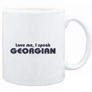   Mug White  LOVE ME, I SPEAK Georgian  Languages