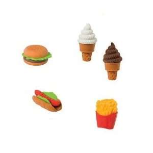  Fast Food Eraser Toys & Games
