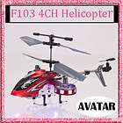   Remote Control Mini Helicopter AVATAR F103 Metal Airplane Toy Gyro RTF