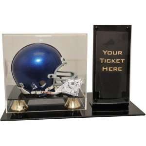  Carolina Panthers Mini Helmet and Ticket Display Sports 