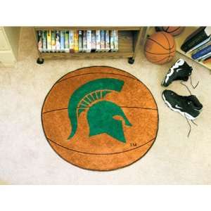   Spartans NCAA Basketball Round Floor Mat (29) 